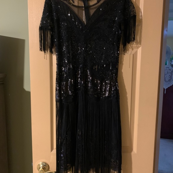 Halloween Flapper Dress with Accessories - Picture 10 of 12